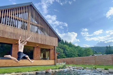 Wellness chata s bazénem - Medvědí hora