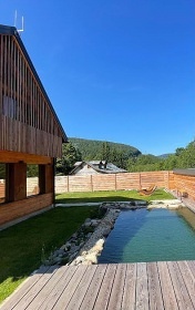 Wellness chata s bazénem - Medvědí hora