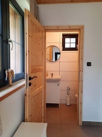 Chalupa sauna a kachlov� kamna - stezka Povyd��