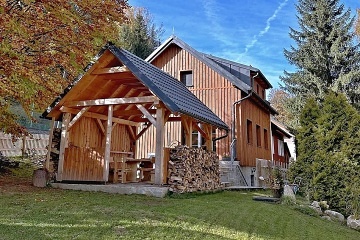 Chalupa sauna a kachlov� kamna - Povyd��