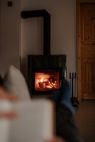 Chalupa sauna a kachlov� kamna - Povyd��