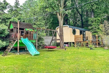 Glamping pro rodiny s dětmi - jezero Kristýna