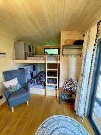 Glamping pro rodiny s dětmi - jezero Kristýna
