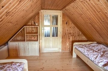 Chata u hradu Bouzov - sauna, vivka a jezrko