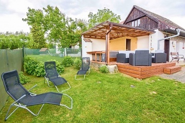 Chata u hradu Bouzov - sauna, vivka a jezrko