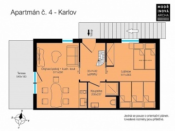 Modřínová Archa - chata s privátní saunou