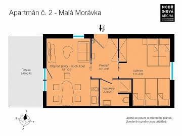 Modřínová Archa - chata s privátní saunou