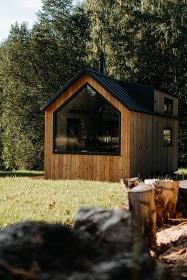Glamping s krsnm vhledem - chata Jizersk hory