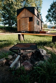 Glamping s krsnm vhledem - chata Jizersk hory