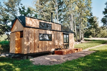 Glamping s krsnm vhledem - chata Jizersk hory