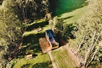 Glamping s krsnm vhledem - chata Jizersk hory