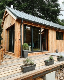 Jizerské domky - Modřínek - glamping Haratice