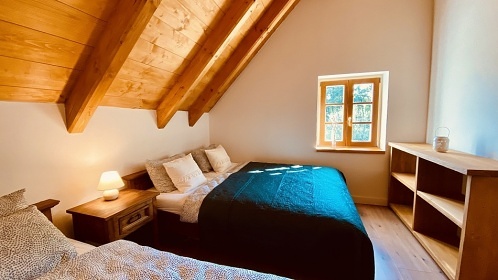 Roubenka bazn a sauna - ern hora - Krkonoe
