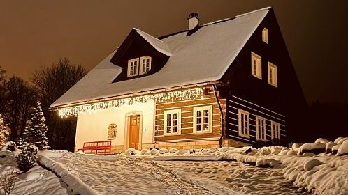 Roubenka bazén a sauna - Černá hora - Krkonoše