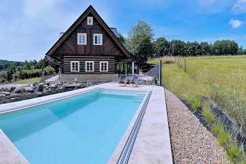 Roubenka bazn a sauna - ern hora - Krkonoe