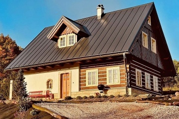 Roubenka bazn a sauna - ern hora - Krkonoe