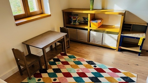 Roubenka bazn a sauna - ern hora - Krkonoe