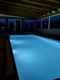 Chalupa bazn a sauna - rozhledna Such vrch