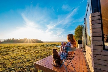 Glamping Lipenská příroda - Tiny House s wellness