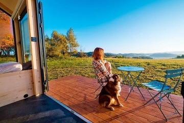 Glamping Lipenská příroda - Tiny House s wellness