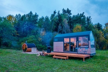Glamping Lipenská příroda - Tiny House s wellness