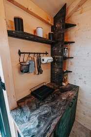 Glamping Lipensko a koupací sud - Tiny House