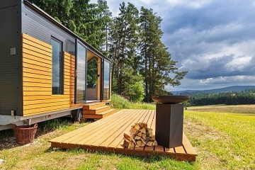 Glamping Na Kopečku - Tiny House jezero Lipno