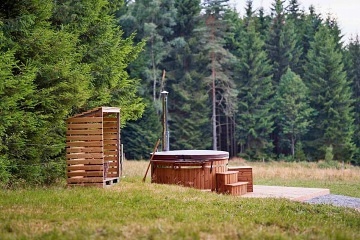 Wellness glamping Lipno - Tiny House Krumlovsko