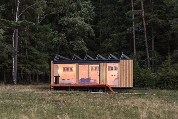 Wellness glamping Lipno - Tiny House Krumlovsko