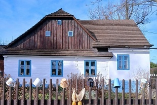 Chalupa bazén a koupací sud - CHKO Žďárské vrchy