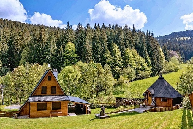 Roubenka a finsk sauna - Beskydy - Leskov