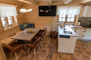 Chalupa Beskydy - sauna a koupací sud - Leskové