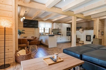 Chalupa Beskydy - sauna a koupací sud - Leskové