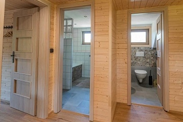 Chalupa Beskydy - sauna a koupací sud - Leskové