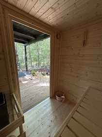 Glamping se saunou - Chata na S�zav� - Lad�v kraj