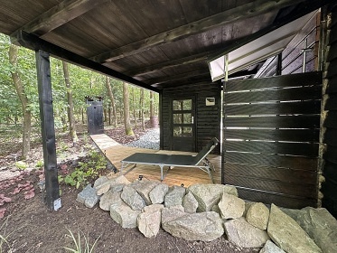 Glamping se saunou - Chata na S�zav� - Lad�v kraj