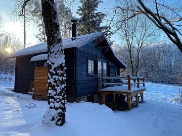 Glamping se saunou - Chata na S�zav� - Lad�v kraj