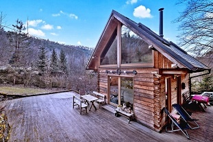 Kanadský cedrový srub - zážitkové ubytování