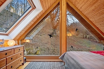 Kanadsk cedrov srub - zitkov ubytovn