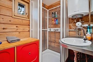 Kanadsk cedrov srub - zitkov ubytovn