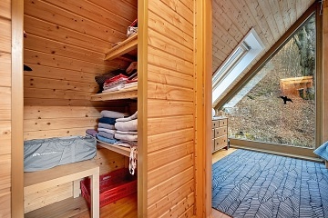 Kanadsk cedrov srub - zitkov ubytovn