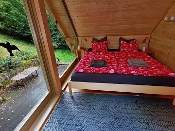 Srub Pod lípou - zážitkové ubytování Skryje