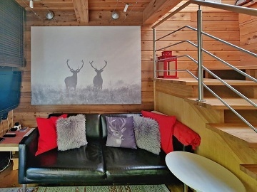 Kanadsk cedrov srub - zitkov ubytovn