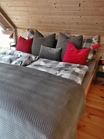 Kanadsk cedrov srub - zitkov ubytovn