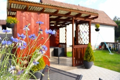 Chalupa s baz�nem - hrad Lipnice nad S�zavou