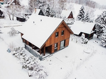 Chata se saunou - �ervenohorsk� sedlo - Jesen�k