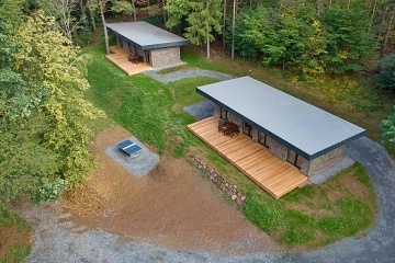 Chaty u lesa Slapsk� p�ehrada - Kulaj�v lom