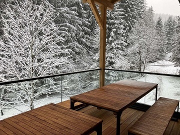 Chalupa se saunou - Lys� hora - Visalaje - Beskydy