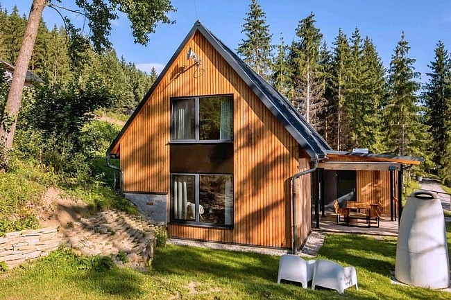 Chata se saunou - Bikepark Slovensko - Mal� Fatra