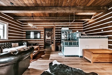 Wellness Roubenka - kachlová kamna - Podkrkonoší